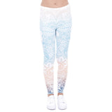 Mint Print Fitness legging
