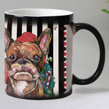 Dogs color changing magic mugs