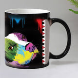 Dogs color changing magic mugs