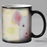 Dogs color changing magic mugs