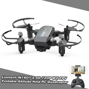 Linxtech IN1601 2.4G 720P Mini RC Drone
