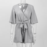 Half Sleeve JUMP SUIT