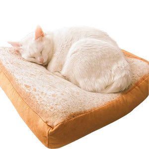 Bread Toast Cat Bed