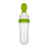 Baby Squeezing Feeding Spoon bottle