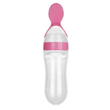 Baby Squeezing Feeding Spoon bottle