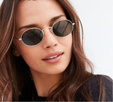 Small Oval Mirror Sunglasses