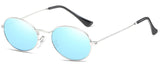 Small Oval Mirror Sunglasses