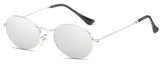 Small Oval Mirror Sunglasses