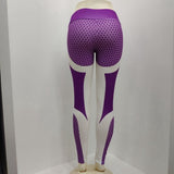 Mesh Pattern Print Leggings