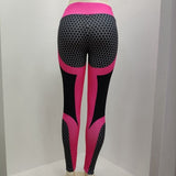 Mesh Pattern Print Leggings
