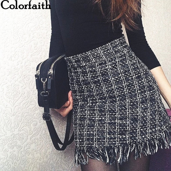 Women Woolen Mini WOMEN SKIRT