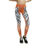 Mesh Pattern Print Leggings