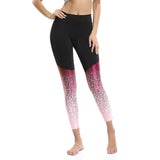 Mesh Pattern Print Leggings
