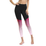 Mesh Pattern Print Leggings