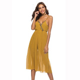 Yellow Black JUMP SUIT