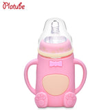 240ml Baby Silicone Milk Feeding Bottle