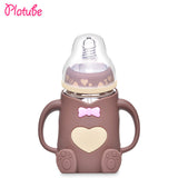 240ml Baby Silicone Milk Feeding Bottle