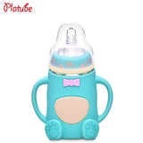 240ml Baby Silicone Milk Feeding Bottle